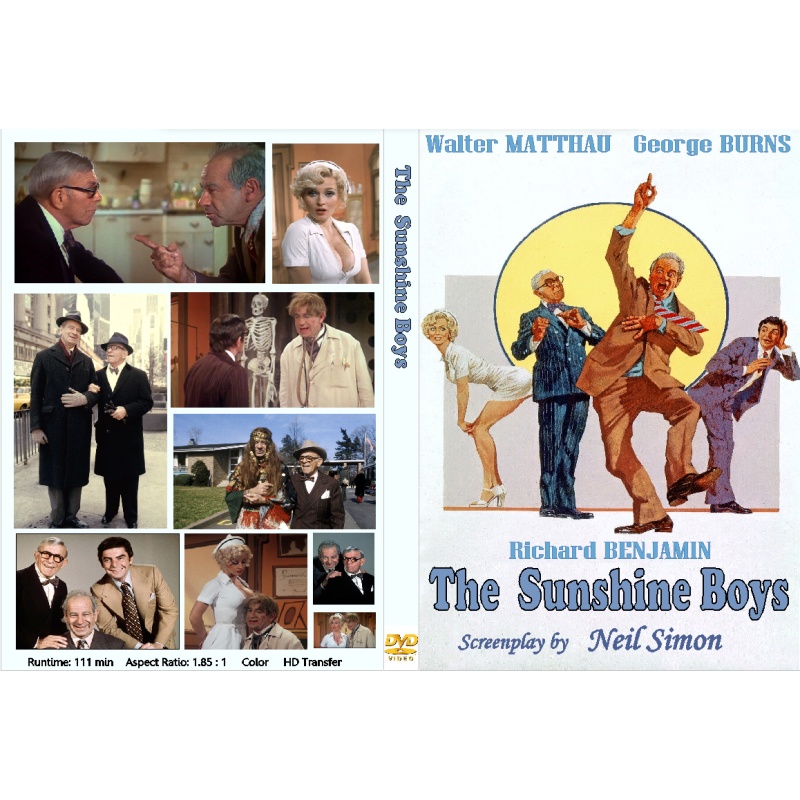 THE SUNSHINE BOYS (1975) DVD Walter Matthau, George Burns