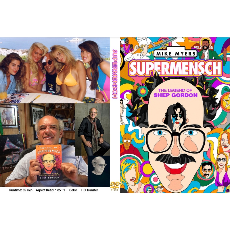 SUPERMENSCH : THE LEGEND OF SHEP GORDON (2013)Mike Myers Sylvester Stallone Alice Cooper