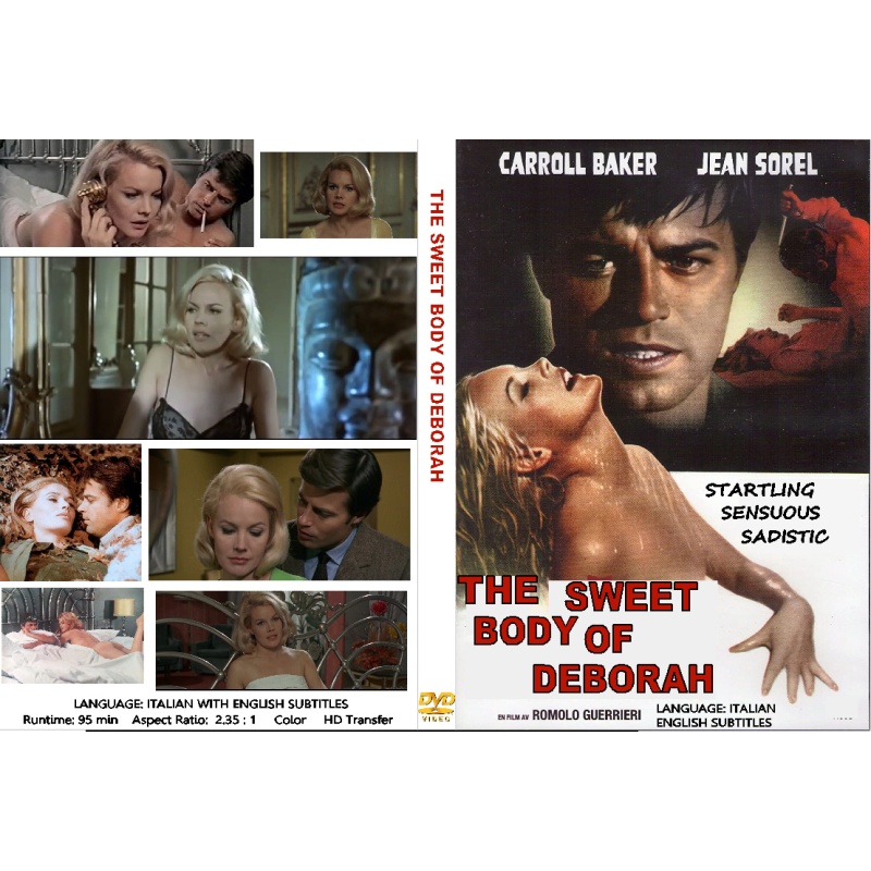 THE SWEET BODY OF DEBORAH (1968) DVD Carroll Baker Jean Sorel