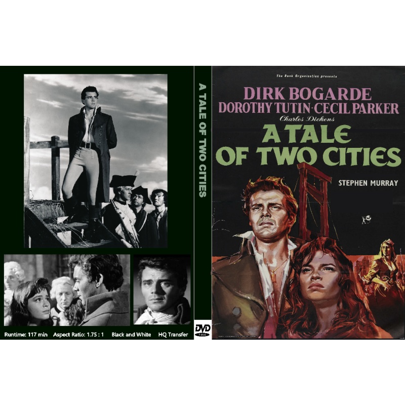 A TALES OF TWO CITIES (1958)  Dirk Bogarde Dorothy Tutin