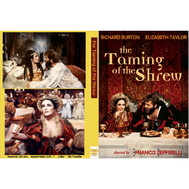 THE TAMING OF THE SHREW (1967) Elizabeth Taylor Richard Burton