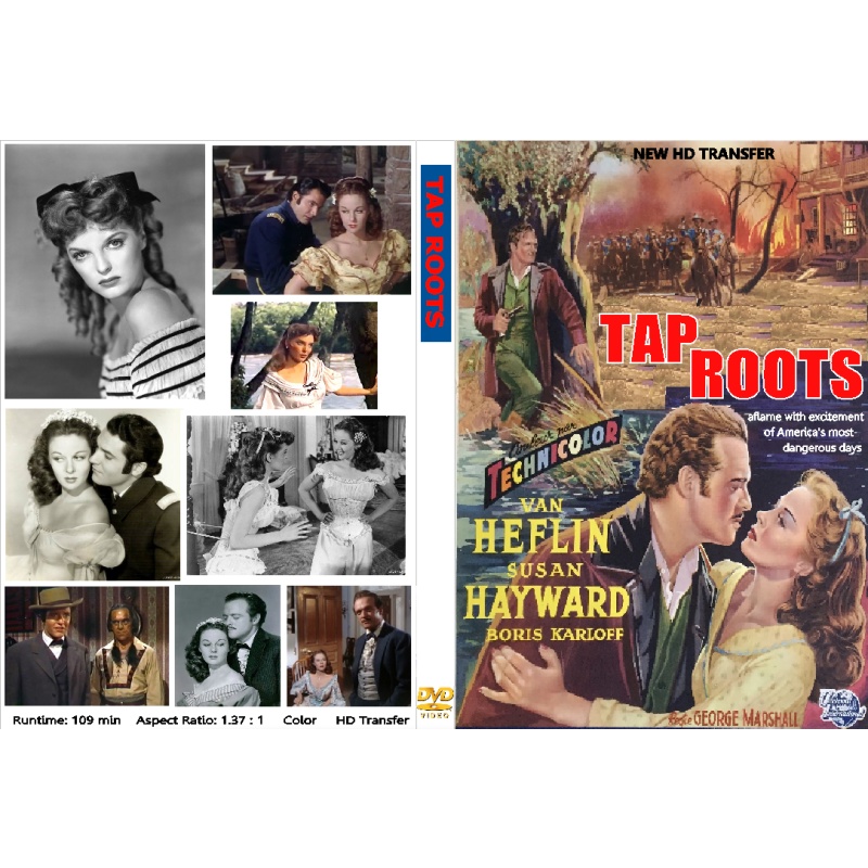 TAP ROOTS Van Heflin Susan Hayward Boris Karloff