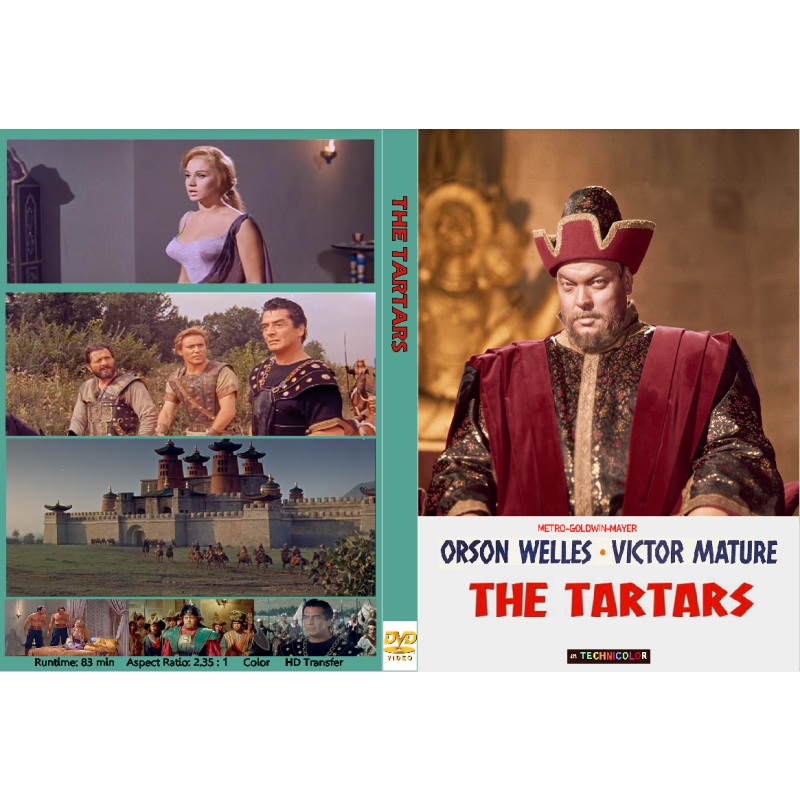 THE TARTARS (1961) Victor Mature  Orson Welles