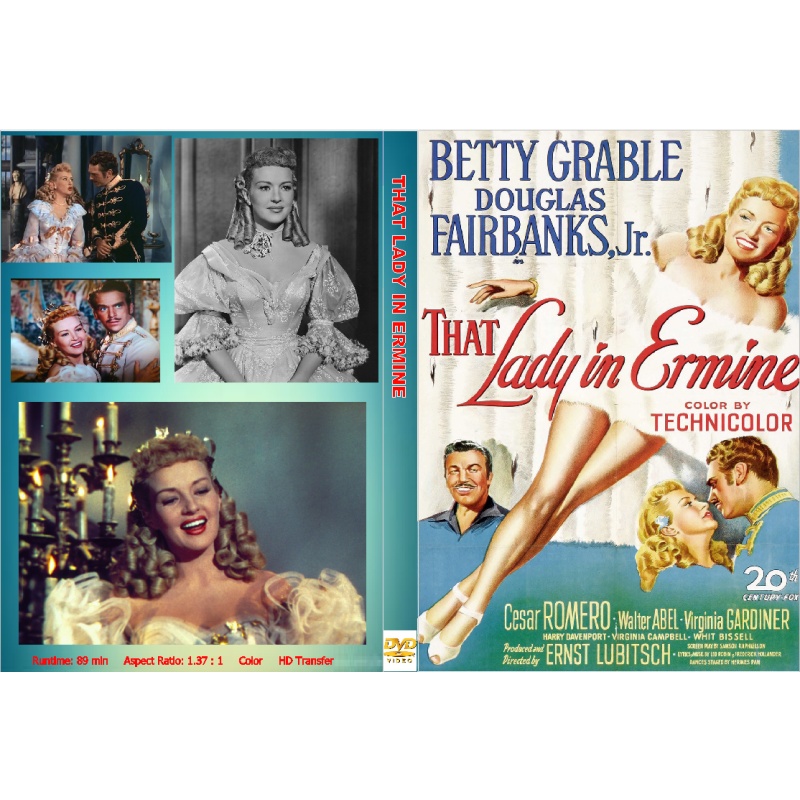 THAT LADY IN ERMINE Betty Grable Douglas Fairbanks Jr