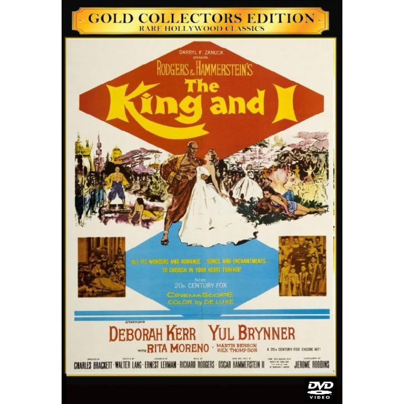 The King and I (1956) - Deborah Kerr - Yul Brynner - Rita Moreno - All Region - DVD