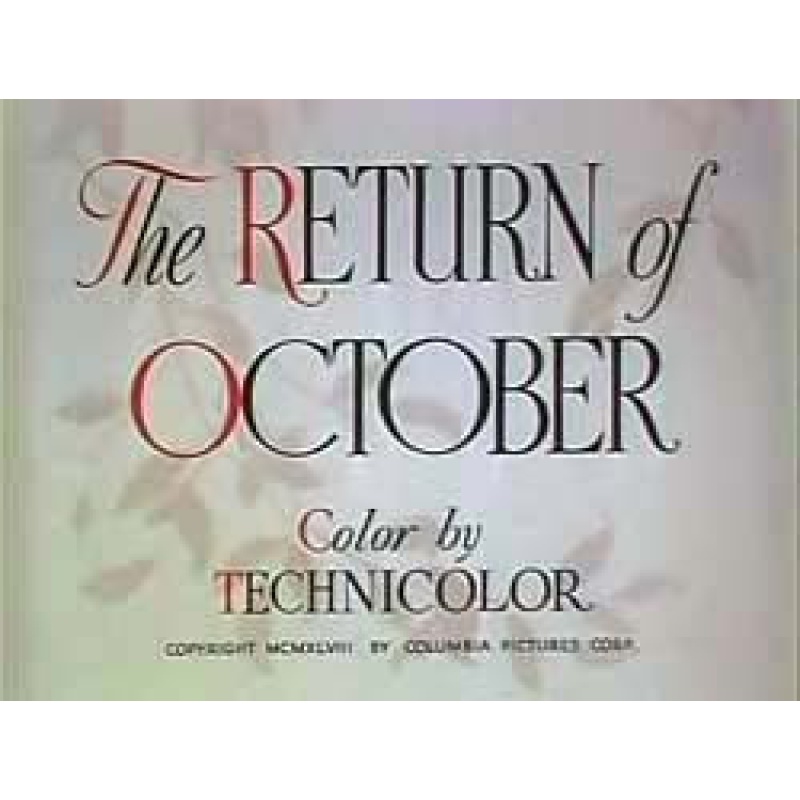 The Return of October 1948  Glenn Ford, Terry Moore, Albert Sharpe  DVD