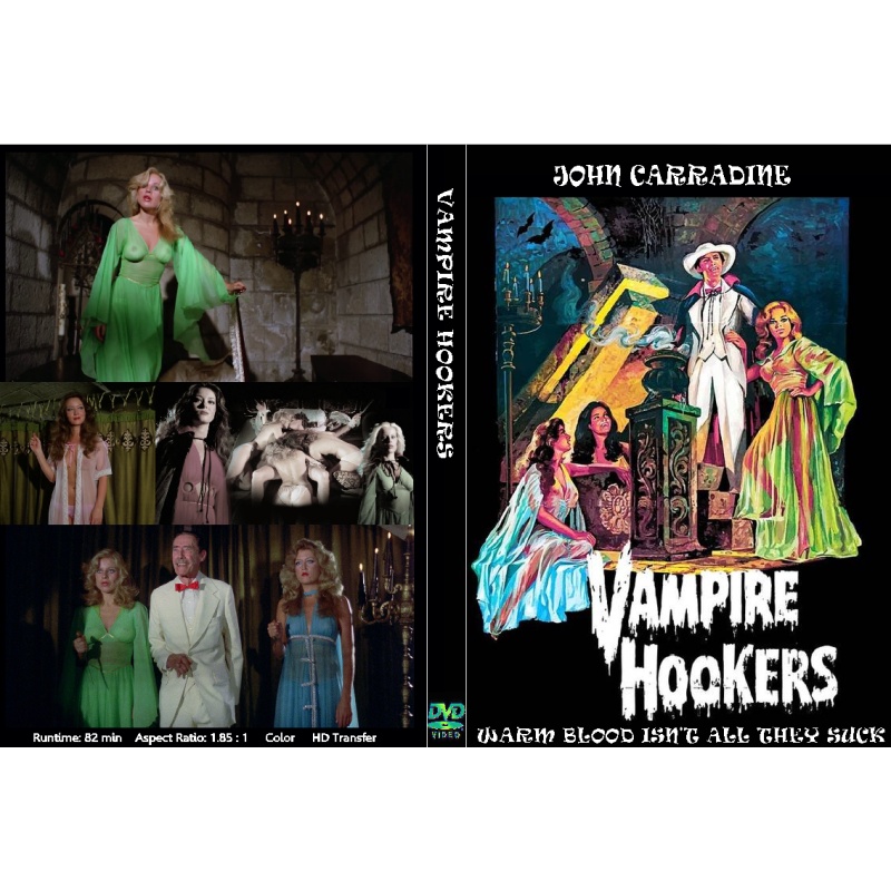 VAMPIRE HOOKERS is also known by a number of other titles, including Cemetery Girls, Night of the Bloodsuckers, Sensuous Vampires, and Twice Bitten