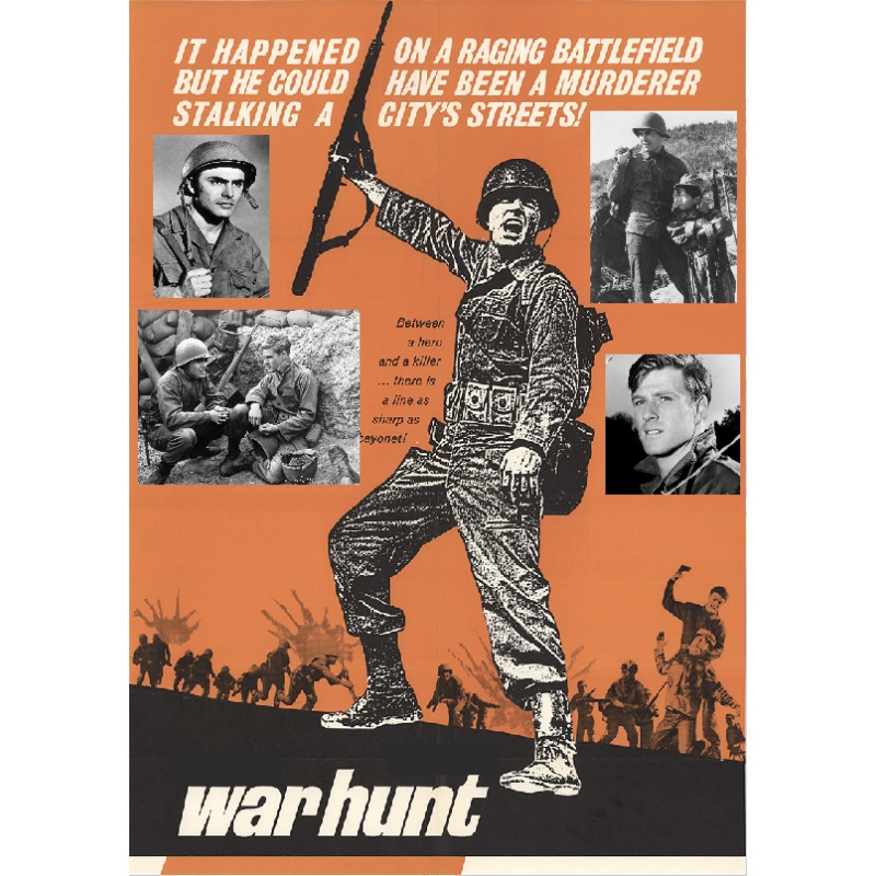 WAR HUNT (1962) Robert Redford John Saxon