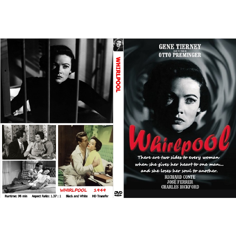 WHIRLPOOL (1949) Gene Tierney