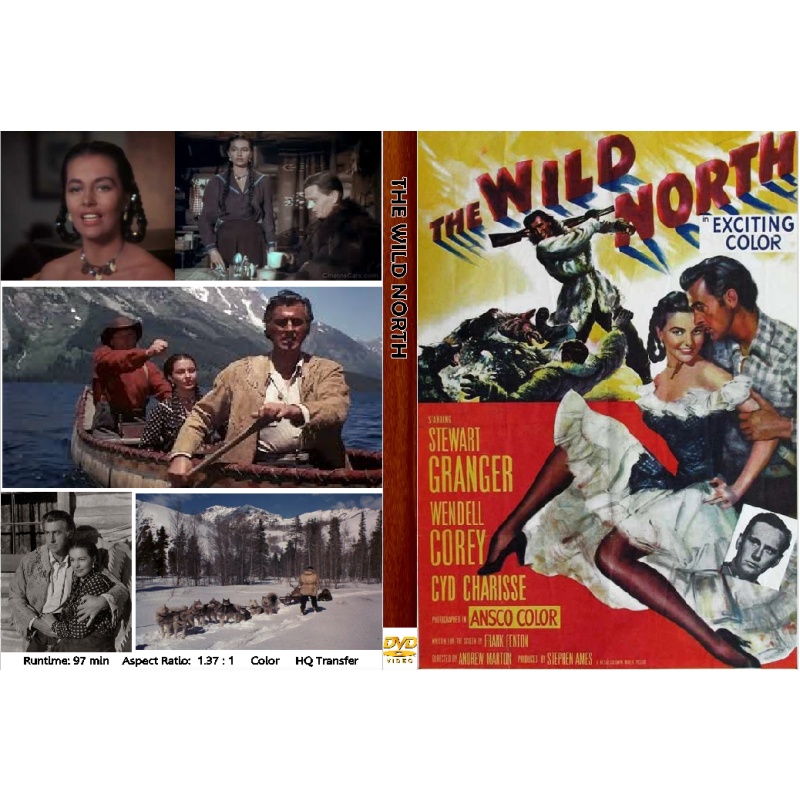 THE WILD NORTH DVD Stewart Granger