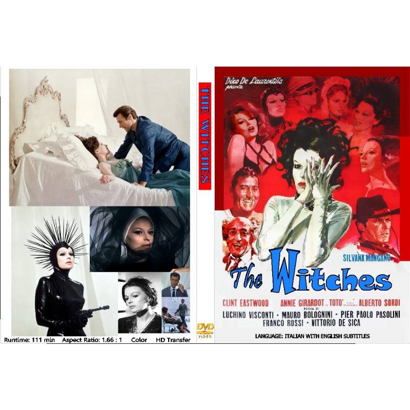 THE WITCHES by Dino De Lawrentiis (1967) DVD Clint Eastwood