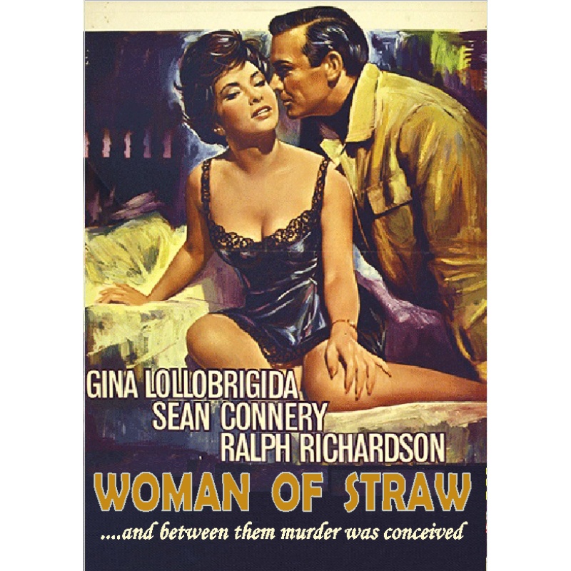 WOMAN OF STRAW (1964) Sean Connery Gina Lollobrigida