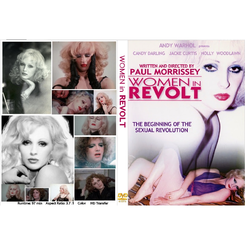 WOMEN IN REVOLT (1971) a satirical film produced by ANDY WARHOL