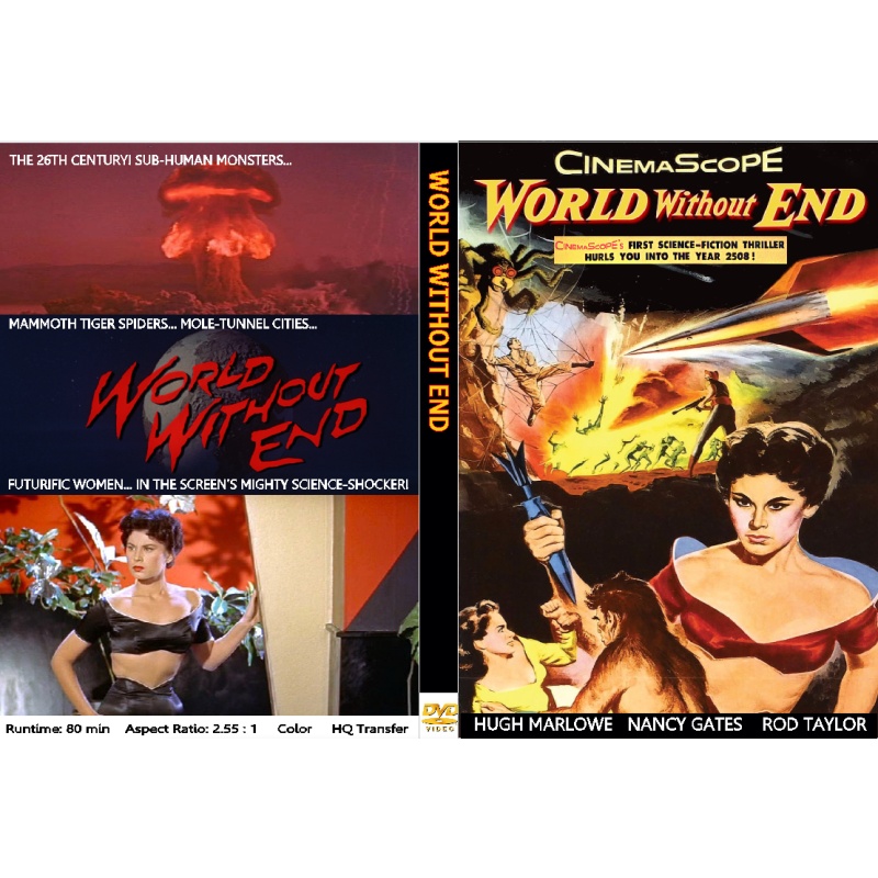 WORLD WITHOUT END DVD Rod Taylor