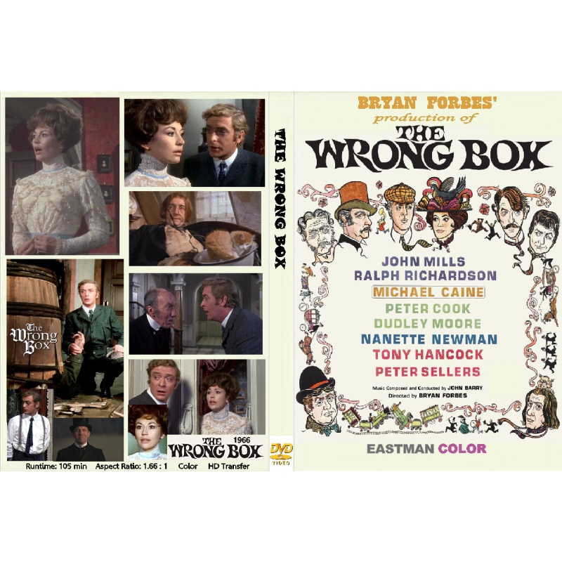 THE WRONG BOX (1966) DVD Michael Caine, John Mills