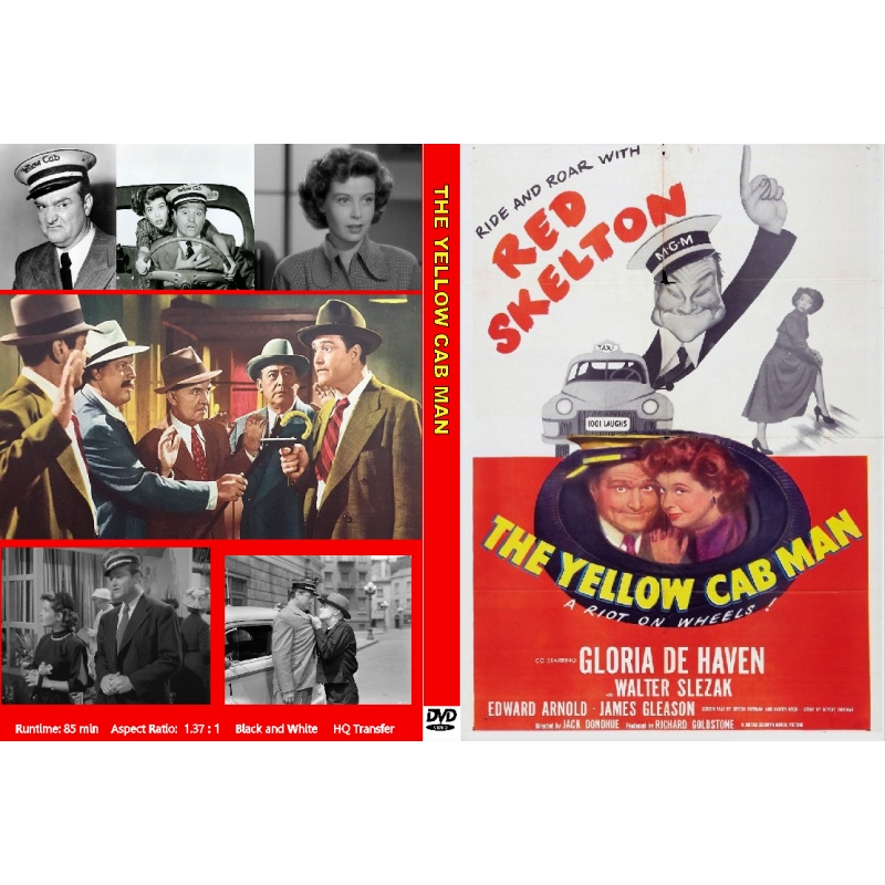 THE YELLOW CAB MAN DVD Red Skelton