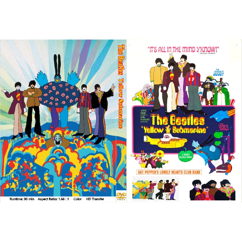 THE BEATLES YELLOW SUBMARINE DVD