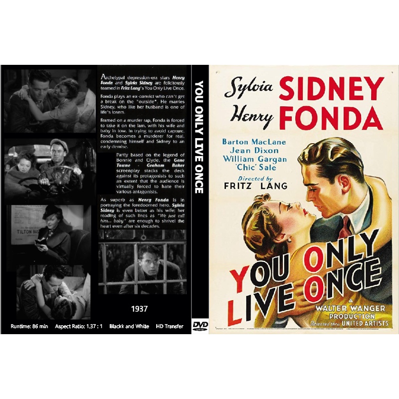 You Only Live Once DVD Henry Fonda