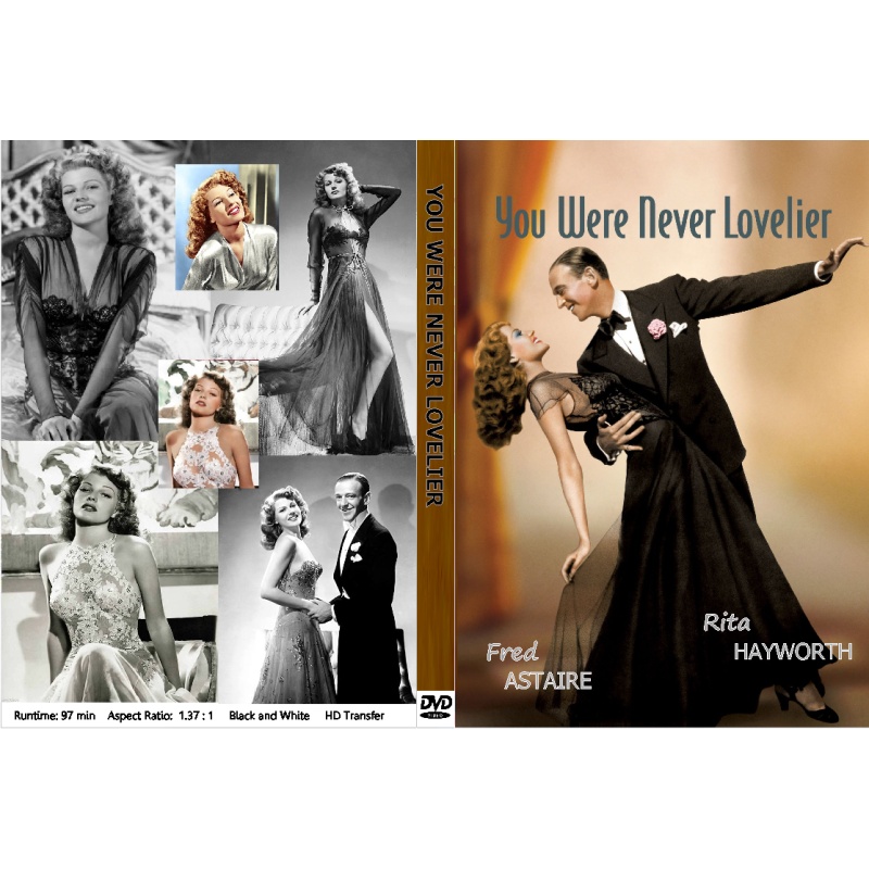 YOU WERE NEVER LOVLIER DVD Rita Hayworth, Fred Astaire