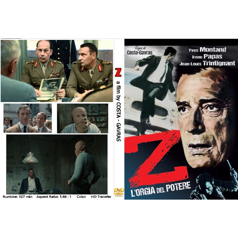 Z a film by Costa Gavras DVD Language Spanish English subtitles