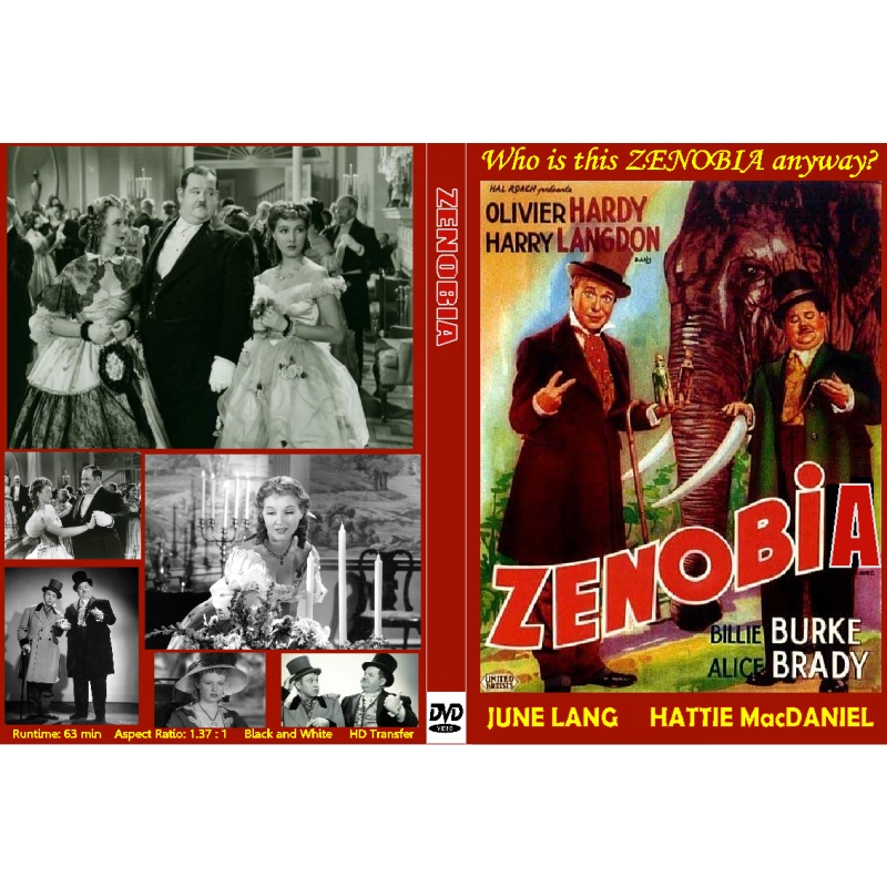 Zenobia (1939) DVD Oliver Hardy Harry Langdon